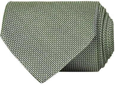 Amanda Christensen Silk Grenadine Fino 8 cm Tie Green