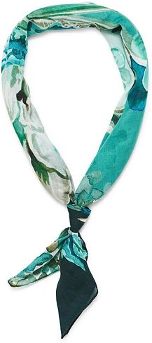 Eton Cotton/Silk Floral Bandana Green