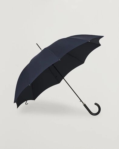 Fox Umbrellas Hardwood Automatic Umbrella Navy