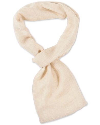 Piacenza Cashmere Ultralight Cashmere Scarf  Light Grey/Beige