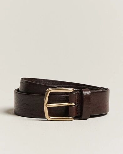 Anderson's Leather Belt 3 cm Dark Brown