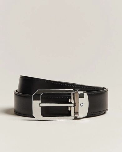 Montblanc Reversible Rectangular Buckle 30mm Belt Black/Brown