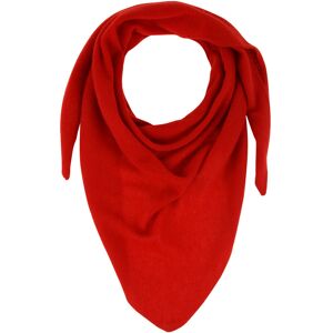 LES POULETTES BIJOUX Echarpe 100% Cachemire 2 Fils Triangle Classics - Rouge Profond