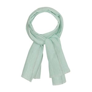 LES POULETTES BIJOUX Echarpe 100% Lin Rayures Lurex - Vert menthe