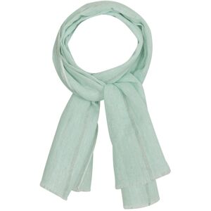 LES POULETTES BIJOUX Echarpe 100% Lin Rayures Lurex - Vert menthe