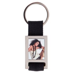 Ocadeau Porte clef tissu noir photo