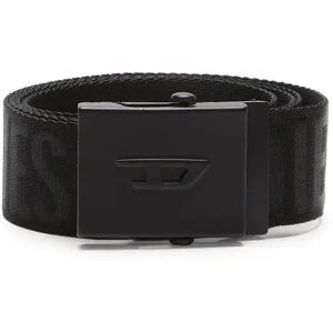 Diesel - Ceinture avec logo embossé - Ceintures - Homme - Noir 85 - Publicité