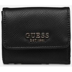 LAUREL SLG CARD &amp; COIN PURSE par Guess Noir T.U Sacs - Publicité