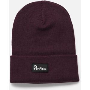 Bear Reverse Badge Beanie Hat par Penfield Bordeaux T.U Accessoires