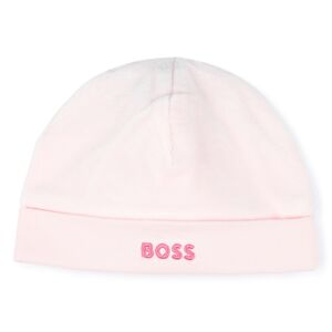 Boss Bonnet en velours brodé FILLE 42 Rose - Publicité