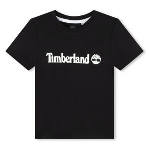 TIMBERLAND T-shirt avec imprimé logo GARCON 6A Noir - Publicité
