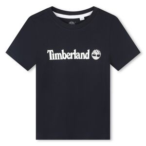 TIMBERLAND T-shirt avec imprimé logo GARCON 8A Bleu - Publicité