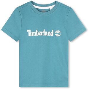 TIMBERLAND T-shirt avec imprimé logo GARCON 6A Bleu - Publicité