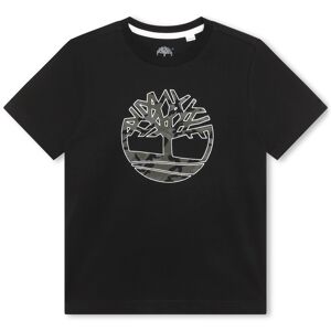 TIMBERLAND T-shirt avec logo arbre GARCON 5A Noir - Publicité