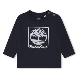 TIMBERLAND T-shirt avec logo contrastant GARCON 6M Bleu - Publicité