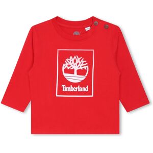 TIMBERLAND T-shirt avec imprimé logo GARCON 18M Rouge - Publicité