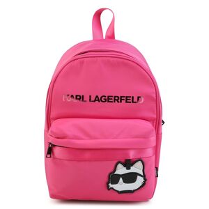 KARL LAGERFELD KIDS Petit sac à dos zippé en toile FILLE TAILLE UNIQUE Rose - Publicité