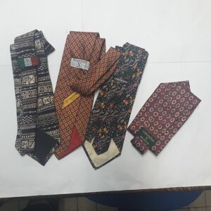 Lot de 4 cravates Valentino  Multicolore - Publicité