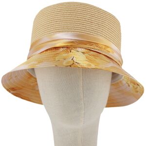 Chapeau femme - 55 cm Jaune - Publicité