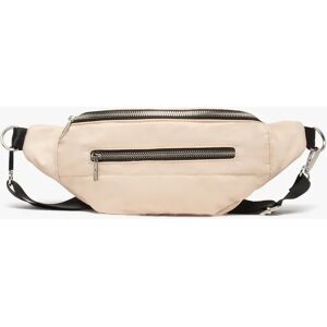 Sac banane femme en satin - GEMO beige standard - Publicité