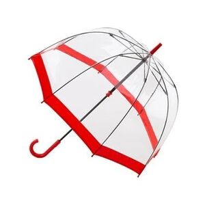 GENERIQUE Parapluie transparent cloche rouge Birdcage Fulton - Publicité