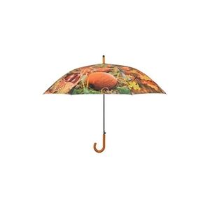 Esschert Design - Grand parapluie bois et métal toile polyester Automne - Publicité