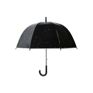 Esschert Design - Parapluie transparent noir Etoiles - Publicité