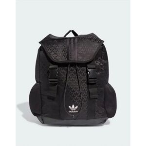 adidas Originals - Sac Ã  dos en jacquard monogramme trÃ¨fle - Noir Noir One Size female - Publicité