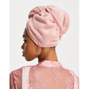 - Serviette enveloppante pour cheveux faÃ§on turban en tissu Ã©ponge-Pas de couleur Pas de couleur No Size female