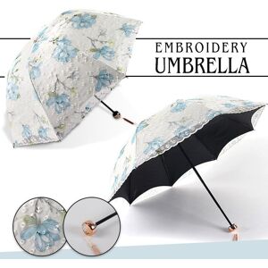 Parapluie Double Couche En Dentelle Brod¿¿E Pour Femme, ¿¿L¿¿Gant Parasol En Caoutchouc Noir, Trois Plis, Princesse, Doux, Cadeaux - Publicité