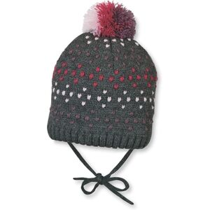 Sterntaler Girl s Bonnet tricot anthracite