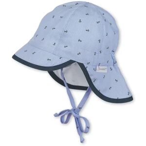 Sterntaler Casquette enfant visiere tour de cou bleu ciel