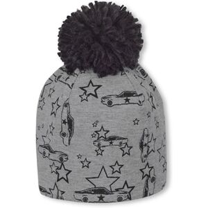 Sterntaler Garcons Bonnet en jersey beanie anthracite