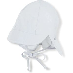 Sterntaler Bonnet enfant lacet visiere a protege-cou blanc