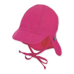 Sterntaler Casquette a visiere avec protection du cou magenta