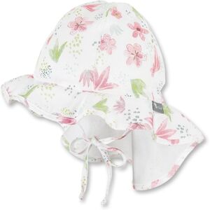 Sterntaler Chapeau à bords larges bébé, coton fleur écru 43 cm