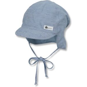 Sterntaler Casquette à visière avec protection du cou bleu clair 41 cm