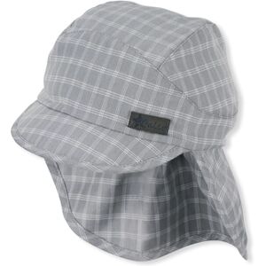 Sterntaler Casquette à visière avec protection du cou gris fumée 49 cm