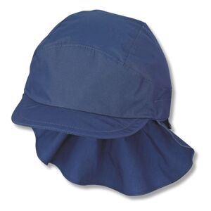 Sterntaler Casquette enfant visiere protege-cou bleu