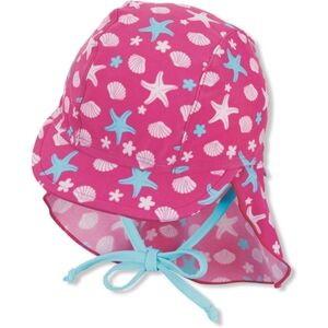 Sterntaler casquette a visiere avec protection du cou magenta