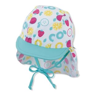 Sterntaler Casquette a visiere avec protection du cou blanc