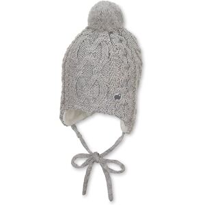 Sterntaler Bonnet enfant lacet mailles mélange argenté