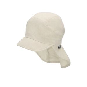 Sterntaler Casquette à visière avec protection du cou beige 55 cm