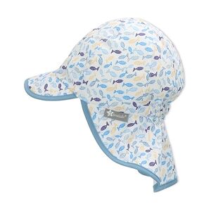 Sterntaler Casquette avec protection de cou blanc