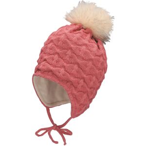 Sterntaler Bonnet a pompon structure rose