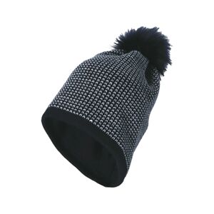 Sterntaler Bonnet a pompon effet scintillant marine