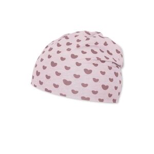 Sterntaler Bonnet Slouch Coeurs roses