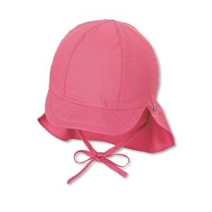 Sterntaler Casquette avec protection de nuque corail