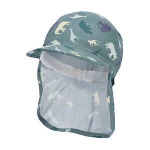 Sterntaler Casquette avec protection du cou Safari vert fonce