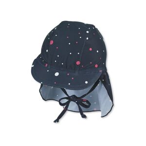 Sterntaler Casquette avec protection du cou Abeille marine